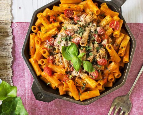 Vegan Rigatoni Bake Recipe | Pacific Foods