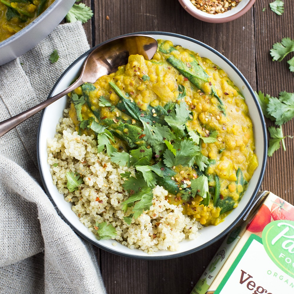 One-Pot Turmeric and Red Lentil Vegetarian Dal Recipe - Pacific Foods