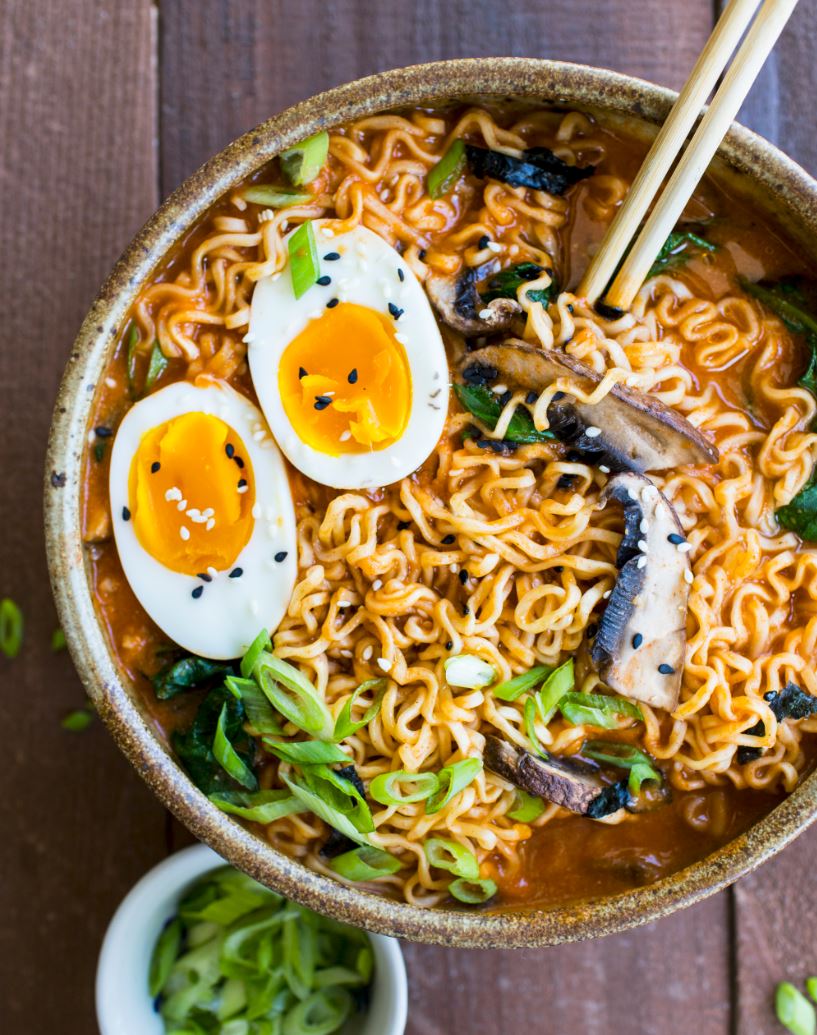 15-Minute Spicy Red Miso Ramen Recipe - Pacific Foods