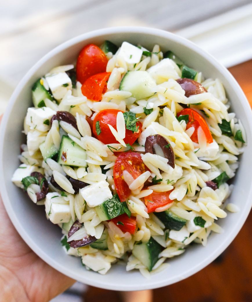 Mediterranean Orzo Salad Recipe - Pacific Foods
