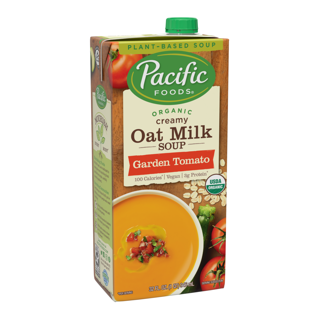 Organic Creamy Garden Tomato Oat Milk Soup Pacific Foods