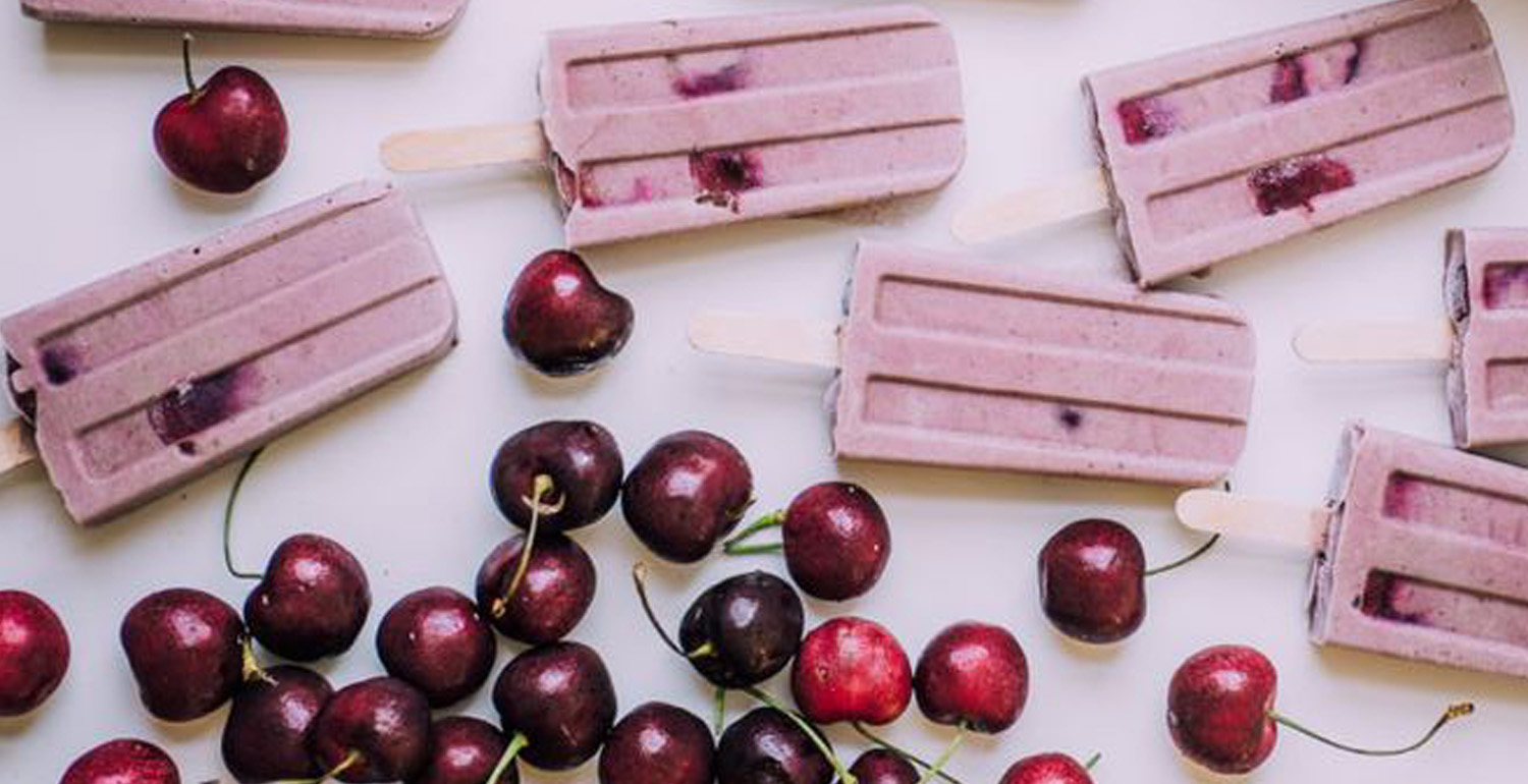 Vegan Cherry Almond Ice Cream Pops - Pacific Foods