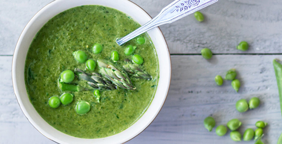 Spring Asparagus and Spinach Soup - Pacific Foods